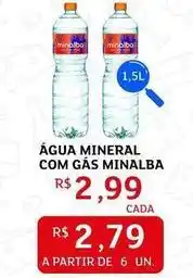 Assaí Atacadista Minalba - água mineral com gas oferta