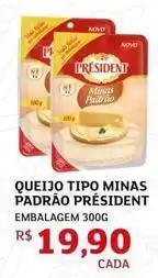 Assaí Atacadista President - queijo tipo minas padrão oferta