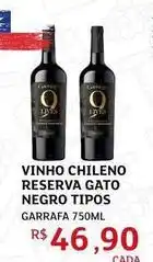 Assaí Atacadista Reserva - vinho chileno gato oferta