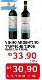 Assaí Atacadista Argentino - vinho trapiche tipos oferta