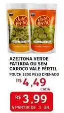 Assaí Atacadista Vale - azeitona verde fatiada ou sem caroco oferta