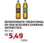 Assaí Atacadista Antarctica - refrigerante tradicional ou sem acucares guaraná oferta