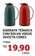Assaí Atacadista Vogue - garrafa térmica com volha invicta cores oferta