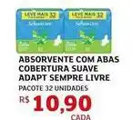 Assaí Atacadista Leve - absorvente com abas cobertura suave adapt sempre livre oferta