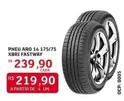 Assaí Atacadista Aro - pneu 14 175/75 xbri fastway oferta