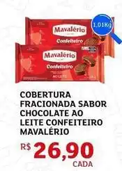 Assaí Atacadista Mavalério - cobertura fracionada sabor chocolate ao leite confeiteiro oferta