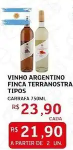 Assaí Atacadista Terranostra - vinho argentino finca oferta