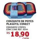 Assaí Atacadista De - conjunto de potes plasútil conect oferta