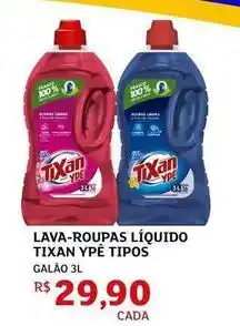 Assaí Atacadista Tixan ypê - lava-roupas líquido oferta