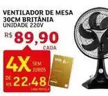 Assaí Atacadista Britânia - ventilador de mesa oferta