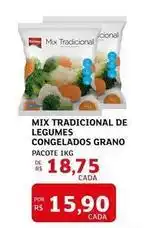 Assaí Atacadista Granado - mix tradicional de legumes congelados oferta