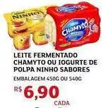Assaí Atacadista Nestlé - leite fermentado chamyto ou iogurte de polpa ninho oferta