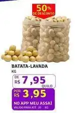 Assaí Atacadista Meu - batata-lavada oferta