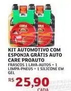 Assaí Atacadista Proauto - kit automotivo com esponja gratis auto care oferta