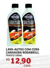 Assaí Atacadista Rodabrill - lava-autos com cera carnauba oferta