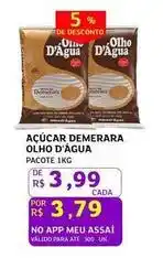Assaí Atacadista Olho d´agua - açúcar demerara oferta
