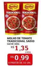 Assaí Atacadista Sadio - molho de tomate tradicional oferta