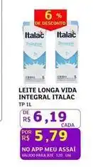 Assaí Atacadista Italac - leite longa vida integral oferta
