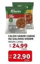 Assaí Atacadista Knorr - caldo sabor carne ou galinha oferta