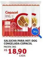 Assaí Atacadista Copacol - salsicha para hot-dog congelada oferta