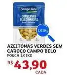 Assaí Atacadista Campo belo - azeitonas verdes sem caroço oferta