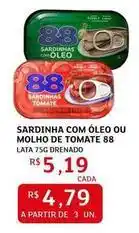 Assaí Atacadista 88 - sardinha com oleo ou molho de tomate oferta