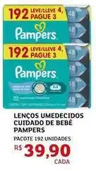 Assaí Atacadista Pampers - lenços umedecidos cuidado de bebé oferta