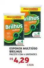 Assaí Atacadista Brilhus - esponja multiuso oferta