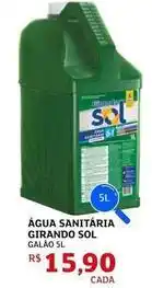 Assaí Atacadista Girando sol - água sanitária oferta