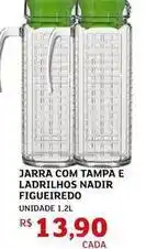 Assaí Atacadista Nadir - jarra com tampa e ladrilhos figueiredo oferta
