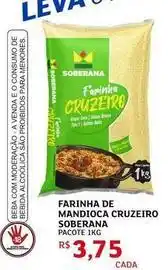 Assaí Atacadista Soberano - farinha de mandioca cruzeiro oferta