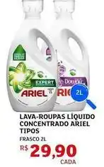 Assaí Atacadista Ariel - lava-roupas líquido concentrado oferta