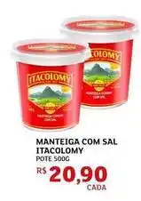Assaí Atacadista Itacolomy - manteiga com sal oferta