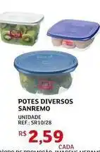 Assaí Atacadista Sanremo - potes diversos oferta