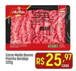 Muffato Carne Moida Bovina Patinho Bandeja oferta