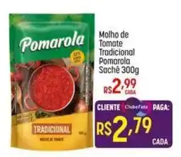 Muffato molho de tomate tradicional pomarola oferta