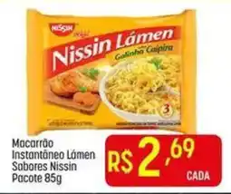 Muffato Macarrão instantâneo lâmen sabores nissin pacote 85g oferta