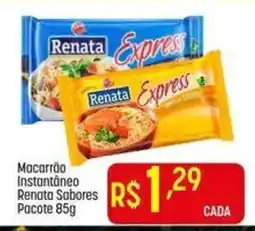 Muffato Macarrão instantâneo renata sabores pacote 85g oferta