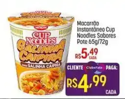 Muffato Macarrão instantâneo cup noodles sabores galinha caipira oferta