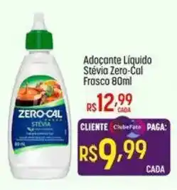 Muffato Adoçante Líquido Stévia Zero-Cal oferta