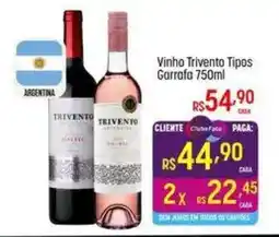 Muffato Vinho Trivent Tipo Garrafa 750ml oferta