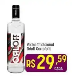 Muffato Vodka tradicional orloff garrafa 1l oferta
