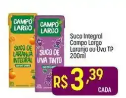 Muffato Suco integral campo largo laranja ou uva tp oferta