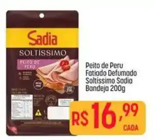 Muffato Peito de peru fatiado defumado soltissimo sadia oferta