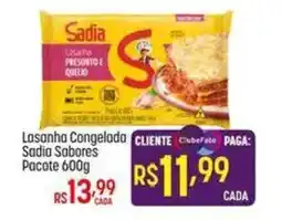 Muffato Lasanha congelada sadia sabores oferta