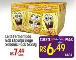 Muffato Leite fermentado bob esponja elegê sabores oferta