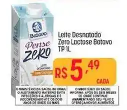 Muffato Leite Desnatado Zero Lactose Batavo oferta