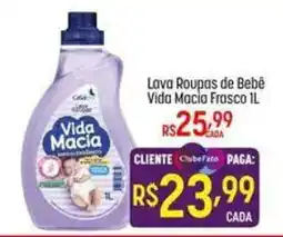 Muffato Lava Roupas de Bebê Vida Macia Frasco oferta