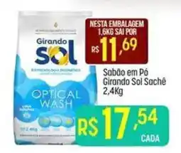 Muffato Sabão em pó girando sol sachê oferta