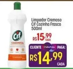 Muffato Limpador cremoso cif cozinha frasco oferta
